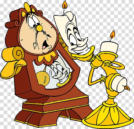 Lumière Cogsworth Belle Featherduster , cogsworth ...