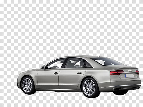 Audi A8 Mid-size car Full-size car Vehicle License Plates, car transparent background PNG clipart