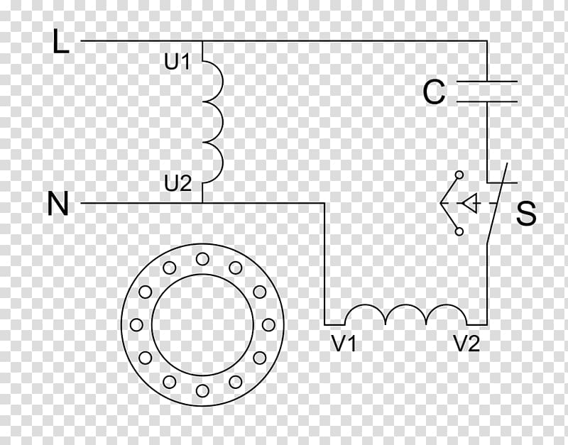 Electric motor Wiring diagram Motor capacitor, condenser lamp transparent background PNG clipart