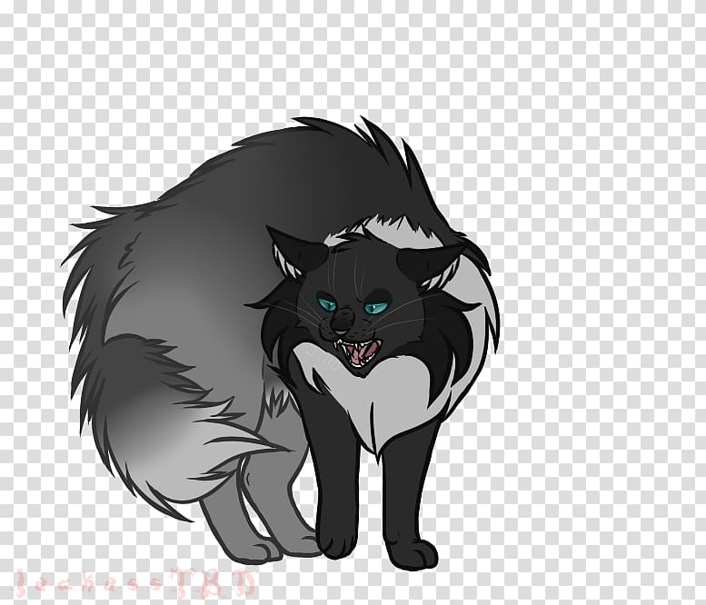 Whiskers Black cat Canidae Big cat, cool dude transparent background PNG clipart