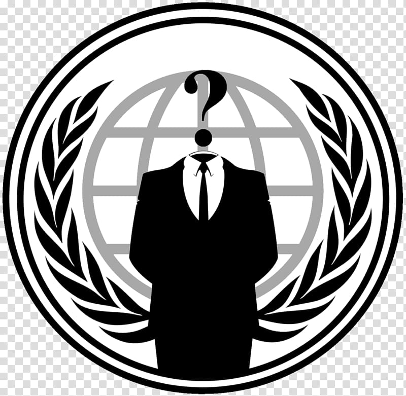 suit jacket illustration, Anonymous Logo transparent background PNG clipart