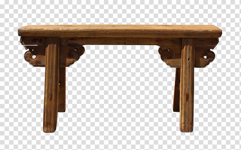 Bench Table Seat Bed Chippendale, woodcarving transparent background PNG clipart