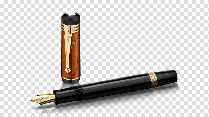 Fountain pen Montblanc Writer Weimar, pen transparent background PNG clipart