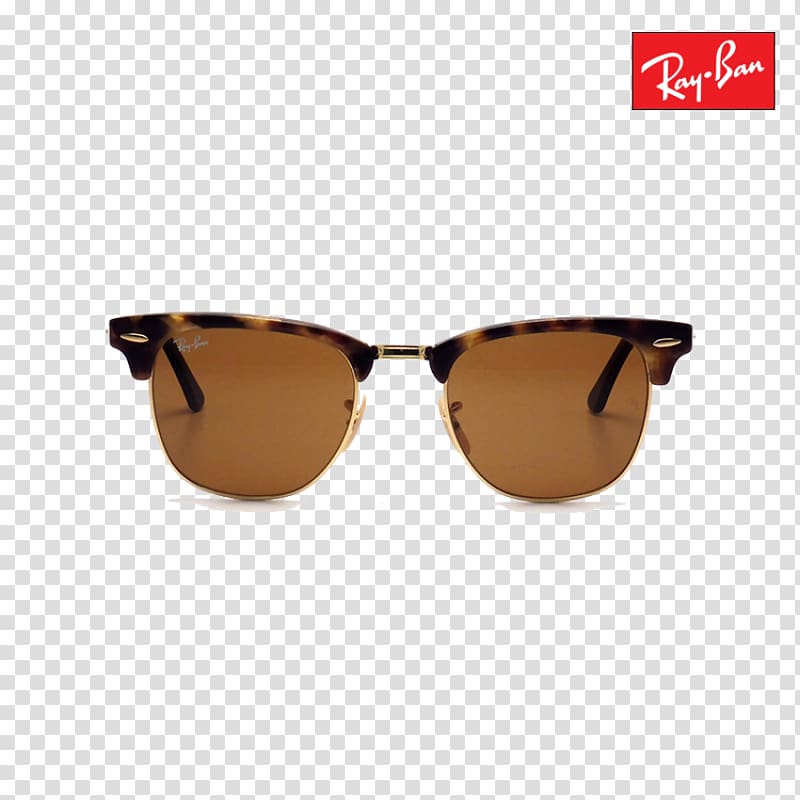 Ray-Ban Clubmaster Classic Sunglasses Ray-Ban Clubmaster Oversized, ray ban transparent background PNG clipart