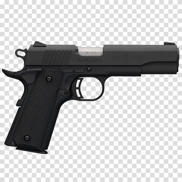 .380 ACP Automatic Colt Pistol M1911 pistol Semi-automatic pistol, .380 ACP transparent background PNG clipart