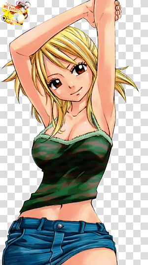 Fairy Tail Blond Manga Arm Hair, fairy tail transparent background PNG clipart thumbnail