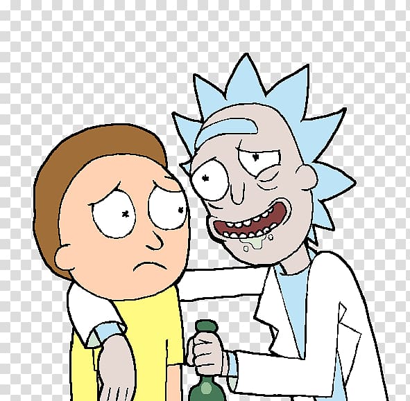 Rick and Morty, Rick and Morty Drinking Buddies transparent background PNG clipart