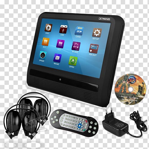 Display device Car Computer Monitors Output device Video, dvd players transparent background PNG clipart