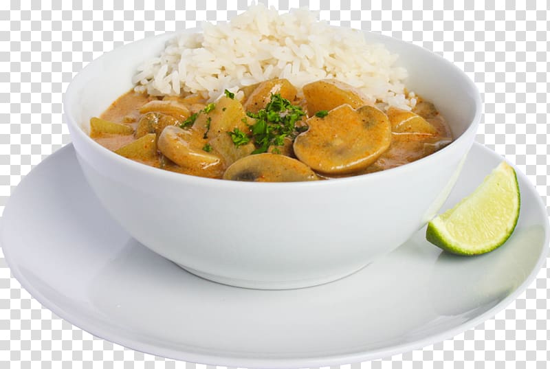 Yellow curry Rice and curry Indian cuisine Vegetarian cuisine Gravy, mushroom transparent background PNG clipart