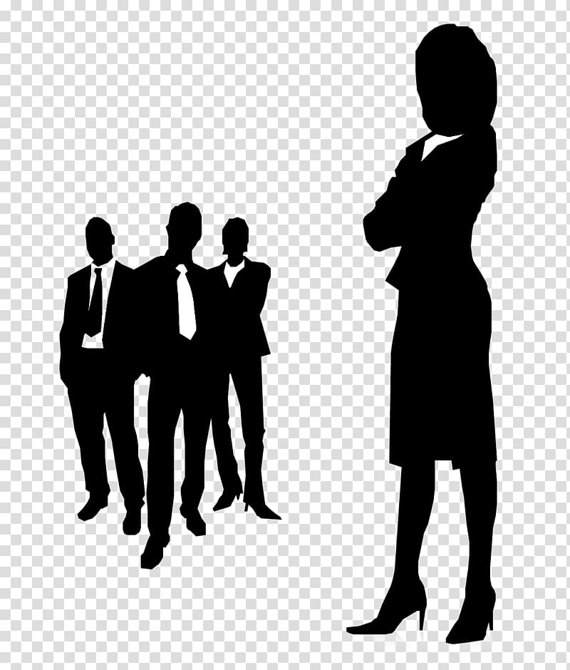 man and woman standing , Businessperson Management Woman Female , leader transparent background PNG clipart