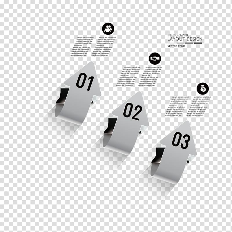Infographic Chart Template, arrow information transparent background PNG clipart