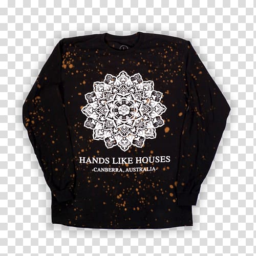 Canberra Hands Like Houses T-shirt Sleeve, T-shirt transparent background PNG clipart
