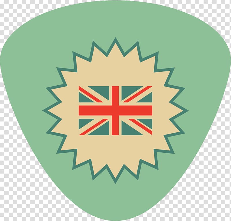 Flag of the United Kingdom T-shirt British Empire, Green flag badge transparent background PNG clipart