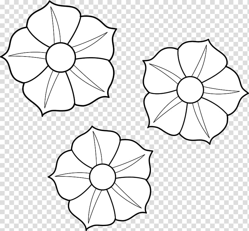 Line art Petunia Drawing , drawing flower transparent background PNG clipart