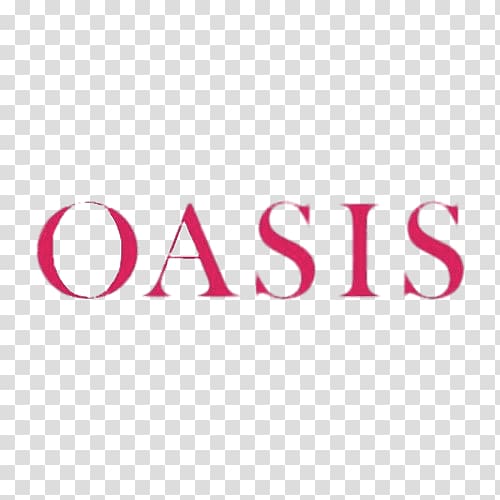 Oasis text, Oasis Fashion Logo transparent background PNG clipart