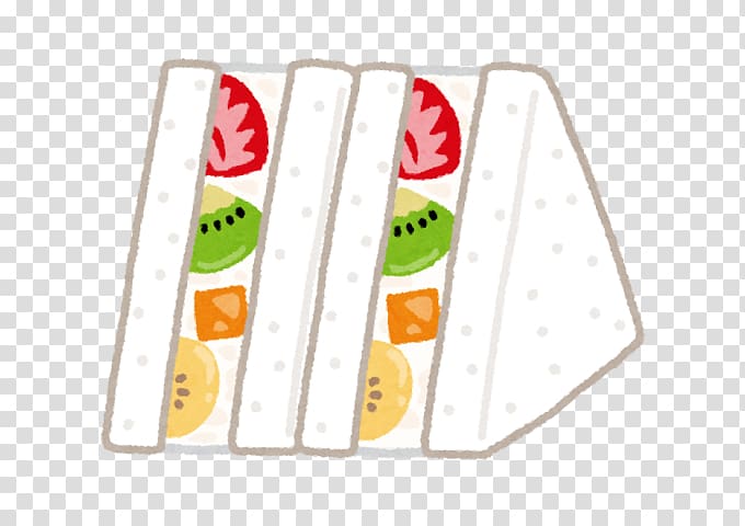 Fruit Sandwich いらすとや Okazu Food, fruit sandwich transparent background PNG clipart