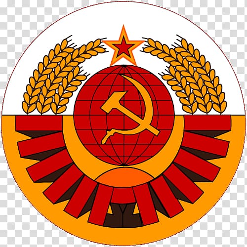Republics of the Soviet Union State Emblem of the Soviet Union Communism Coat of arms, soviet union transparent background PNG clipart