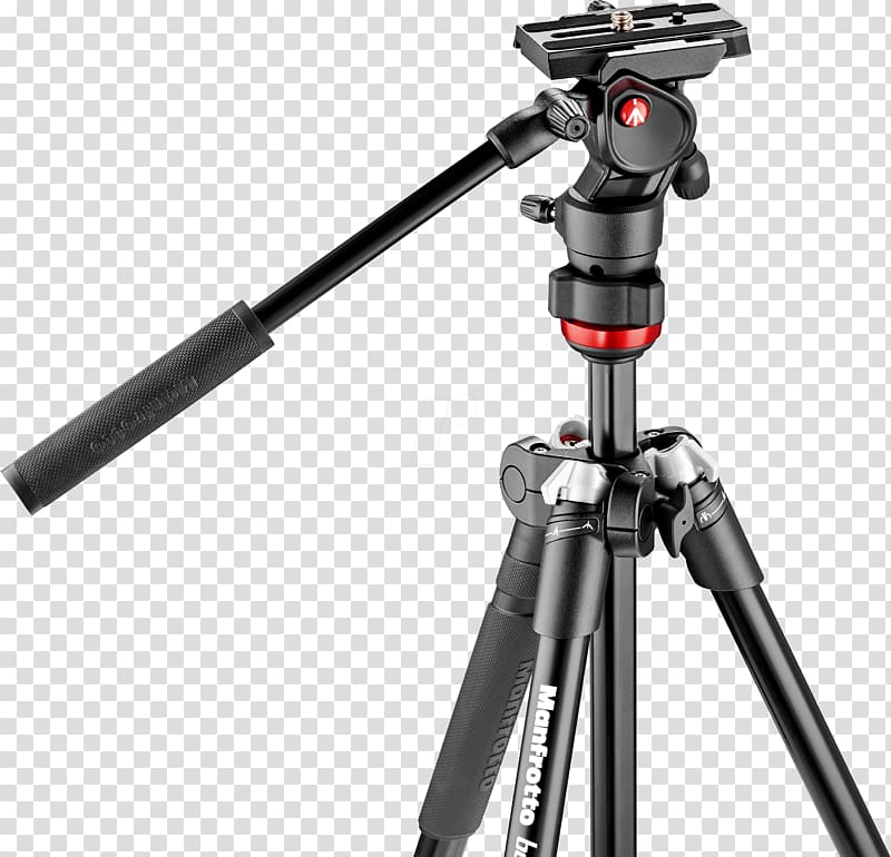 Manfrotto Tripod Panning Camera, bronze tripod transparent background PNG clipart