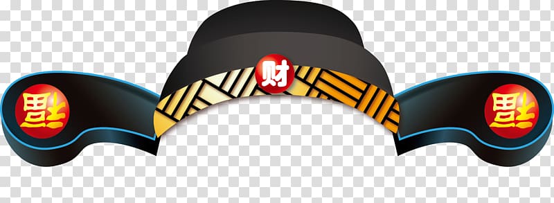 Hat Cap , God of Wealth Hat transparent background PNG clipart