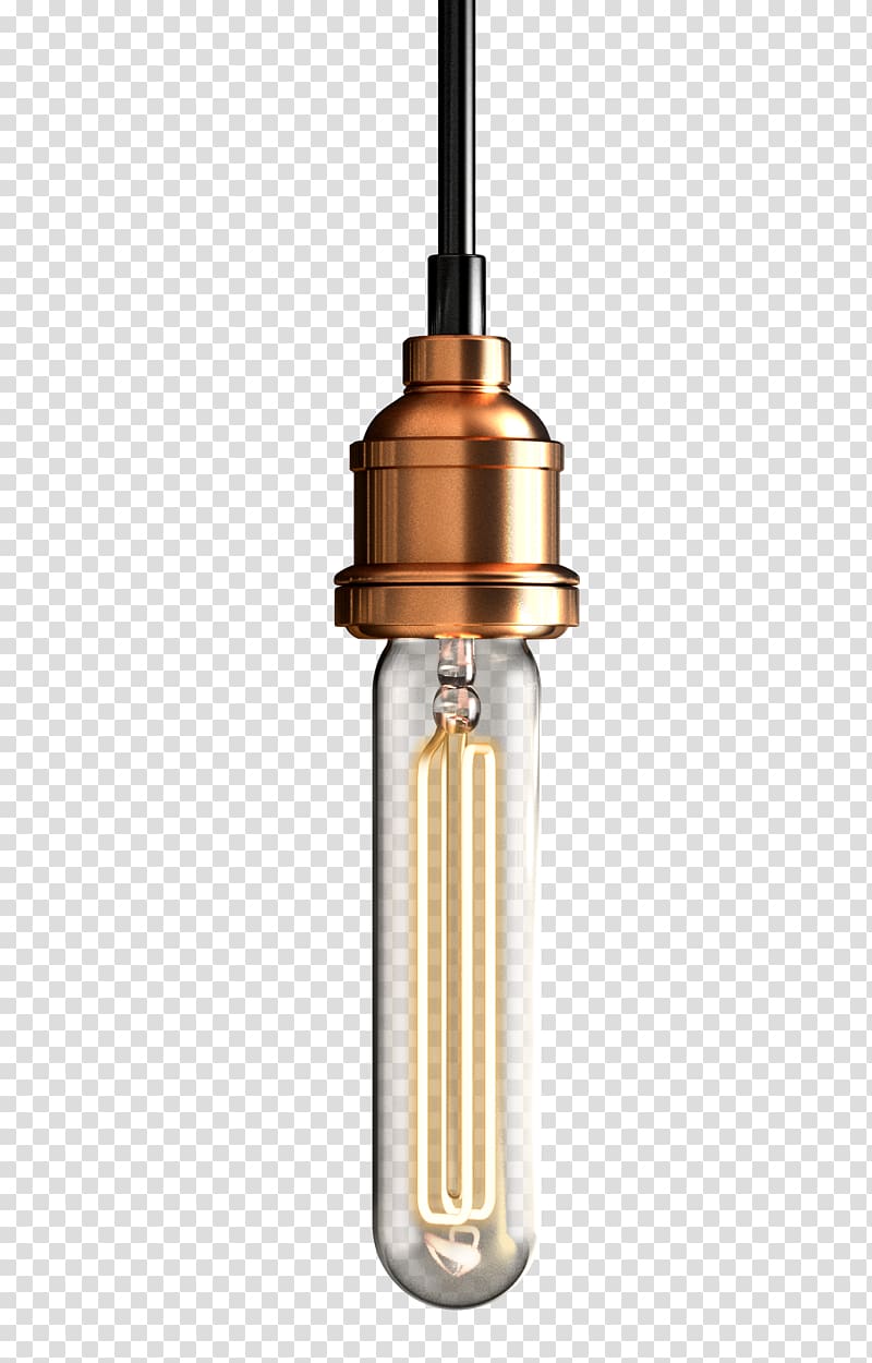 Metal Electrical filament, Metallic pendant lamp transparent background PNG clipart