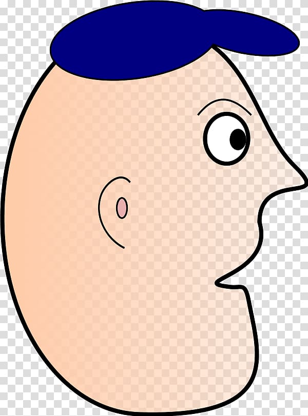 Cartoon Face Man , Chef Hat Outline transparent background PNG clipart