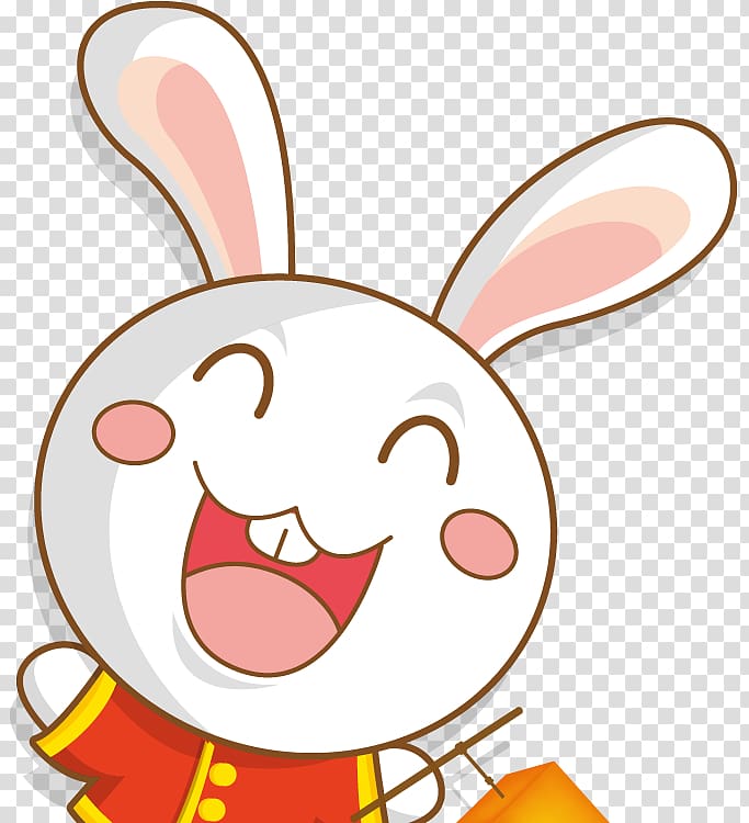 Sailor Moon Moon rabbit Mid-Autumn Festival Cartoon, Cartoon rabbit transparent background PNG clipart