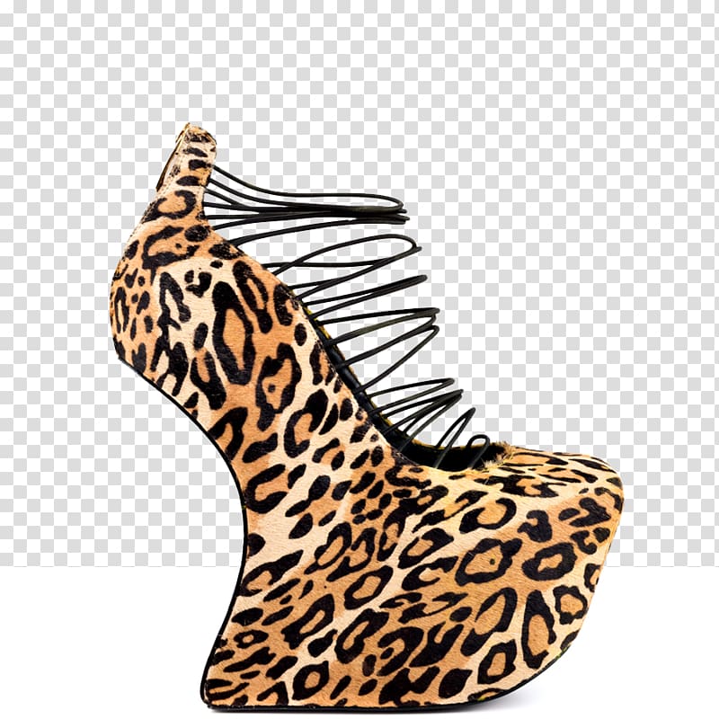 High-heeled shoe They Say / I Say: The Moves That Matter in Academic Writing Footwear Just Say Da, leopard print transparent background PNG clipart