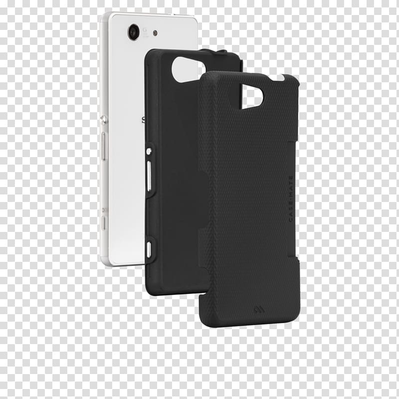 Sony Xperia Z3 Case-Mate Tough Case for mobile phone, Black Silicone, ABS plastic Sony Mobile Mobile Phone Accessories, Case transparent background PNG clipart