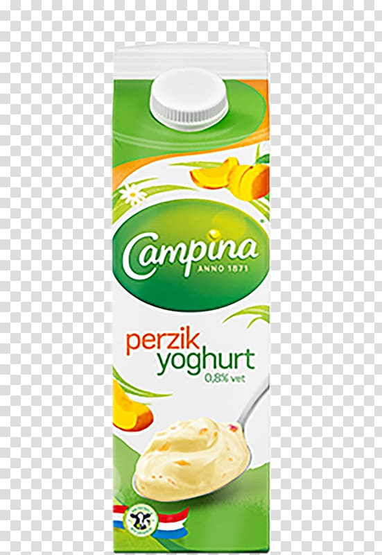 Cream Vla Yoghurt Campina Vanilla, vanilla transparent background PNG clipart