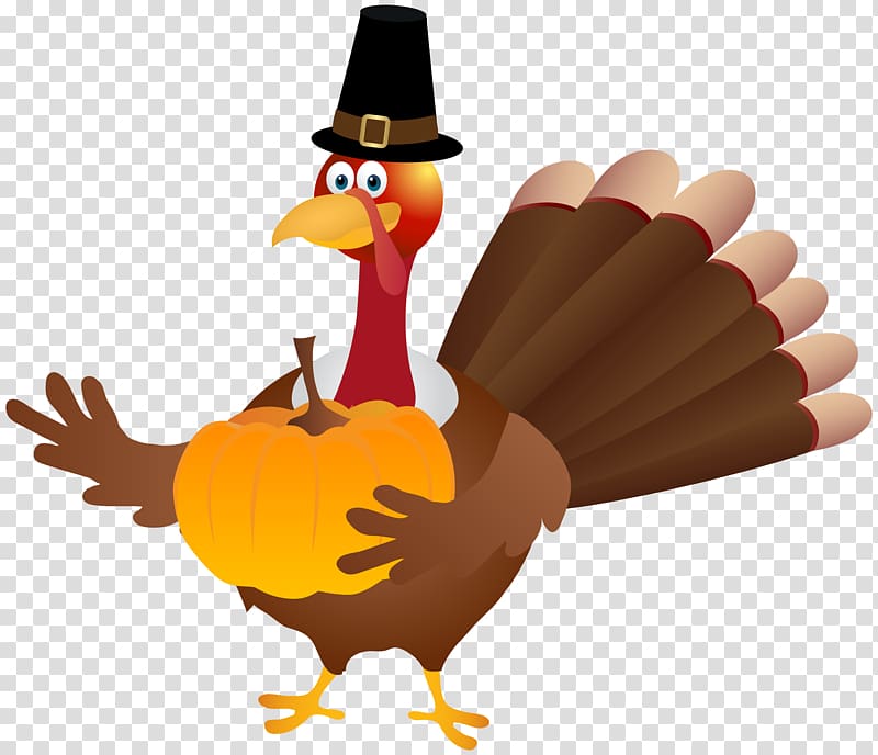 Turkey Thanksgiving Santa Claus , Thanks Giving transparent background PNG clipart