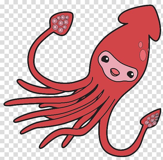 Cute Squid Clipart