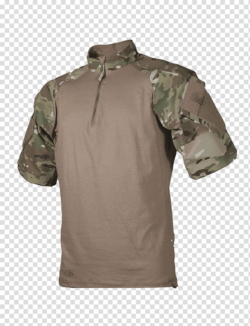 T-shirt Army Combat Shirt Sleeve TRU-SPEC, camouflage uniform transparent background PNG clipart