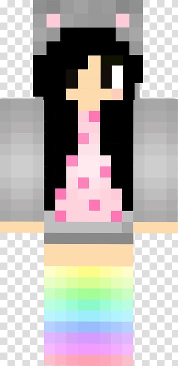 Minecraft: Pocket Edition Nyan Cat Wolf Girl, Pixel Gun 3D transparent background PNG clipart