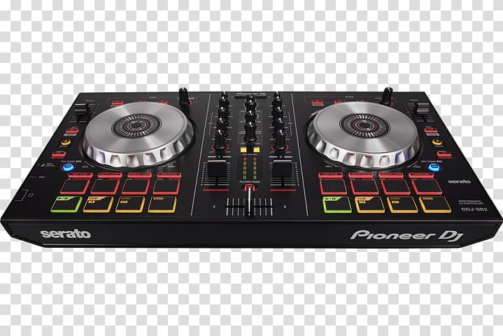 DJ controller Pioneer DJ Disc jockey DJ mixer Audio Mixers, turntable transparent background PNG clipart