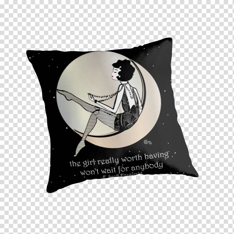 Cushion Throw Pillows Font, girl on swing transparent background PNG clipart