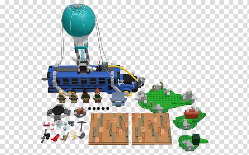 LEGO Fortnite Battle Royale Bus Battle royale game, bus transparent background PNG clipart