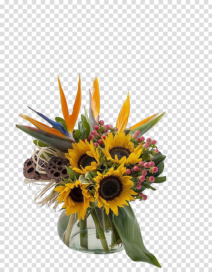 Monroe Port Huron Floristry Flower Angelones Florist, Sunflower flower vase Home Decoration transparent background PNG clipart