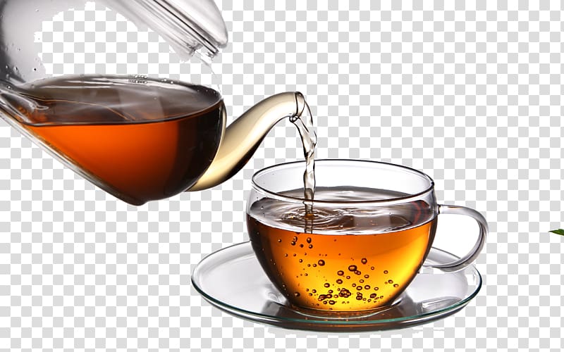 clear glass cup, Green tea Coffee Teacup Black tea, Modern glass tea transparent background PNG clipart
