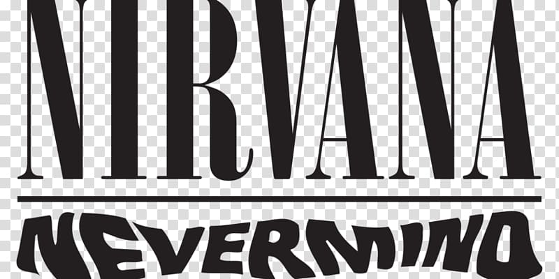 Nevermind Nirvana In Utero Grunge, Band text transparent background PNG clipart