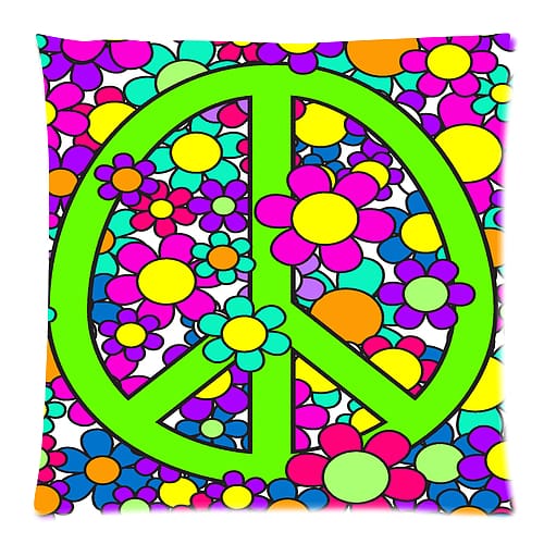 1960s Pillow Hippie Peace , Hippie transparent background PNG clipart