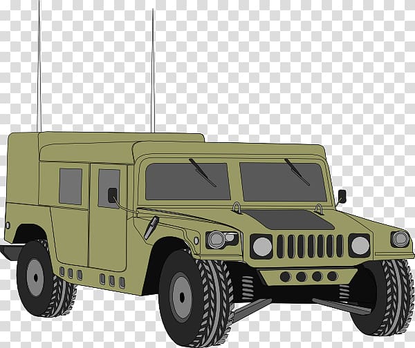 Car Jeep Humvee Military vehicle , cartoon car transparent background PNG clipart