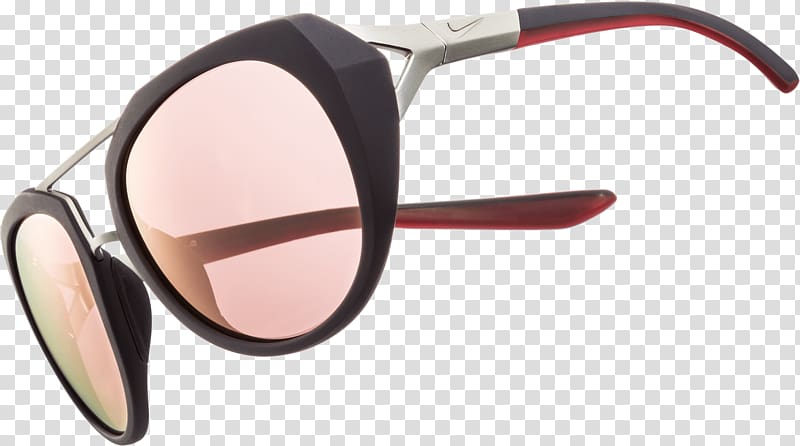 Mirrored sunglasses Nike Eyewear, Sunglasses transparent background PNG clipart