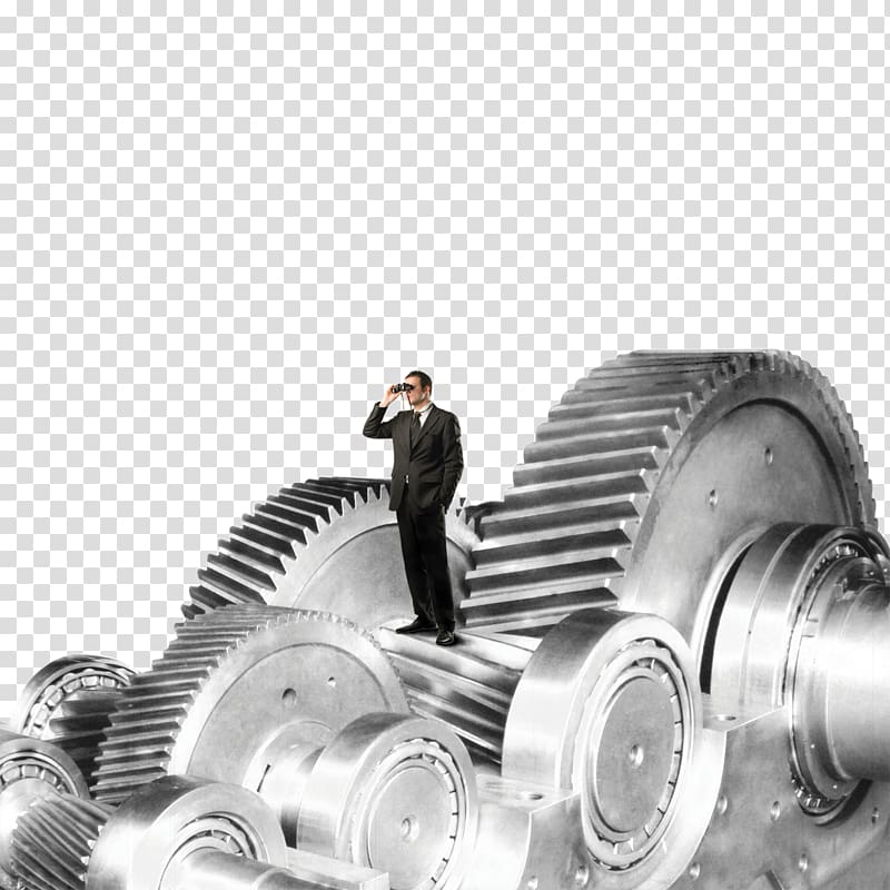 Gear, Silver gear transparent background PNG clipart