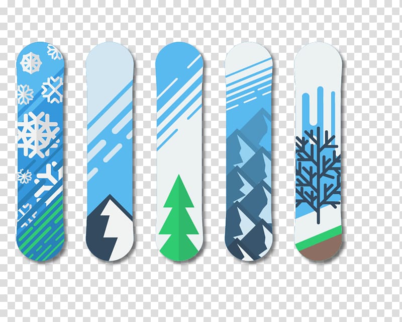 Snowboard Sports equipment Skiing, Winter blue ski transparent background PNG clipart