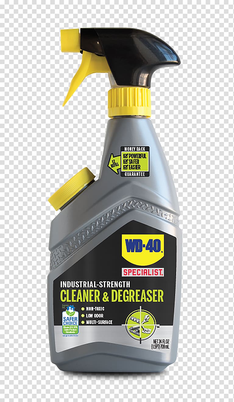 WD-40 Cleaner Cleaning agent Aerosol spray, strength transparent background PNG clipart
