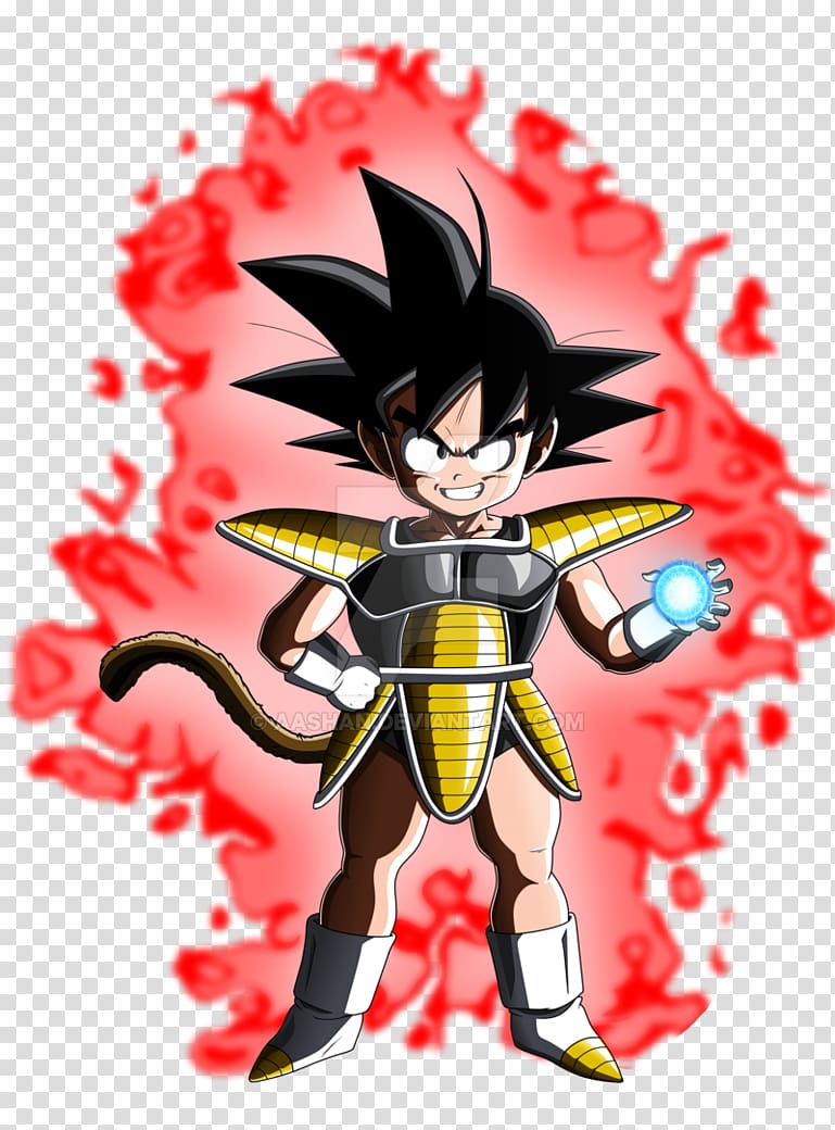 Goku Vegeta Trunks Cell Piccolo, black aura transparent background PNG clipart