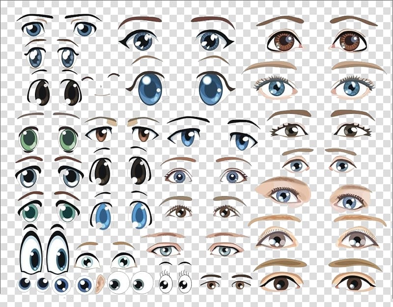 Cartoon Drawing , eye transparent background PNG clipart