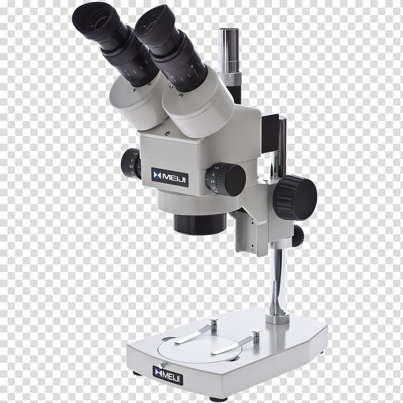 Optical microscope Stereo microscope Optics Eyepiece, microscope transparent background PNG clipart