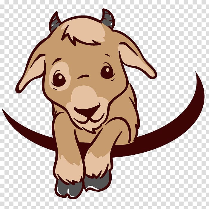 Goat Puppy Logo , goat transparent background PNG clipart