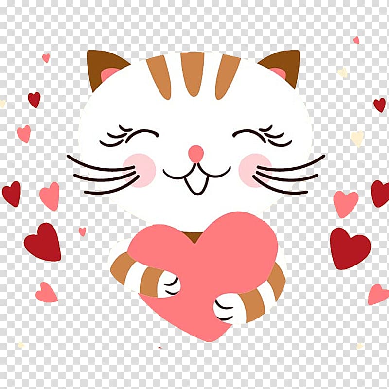 love cats transparent background PNG clipart